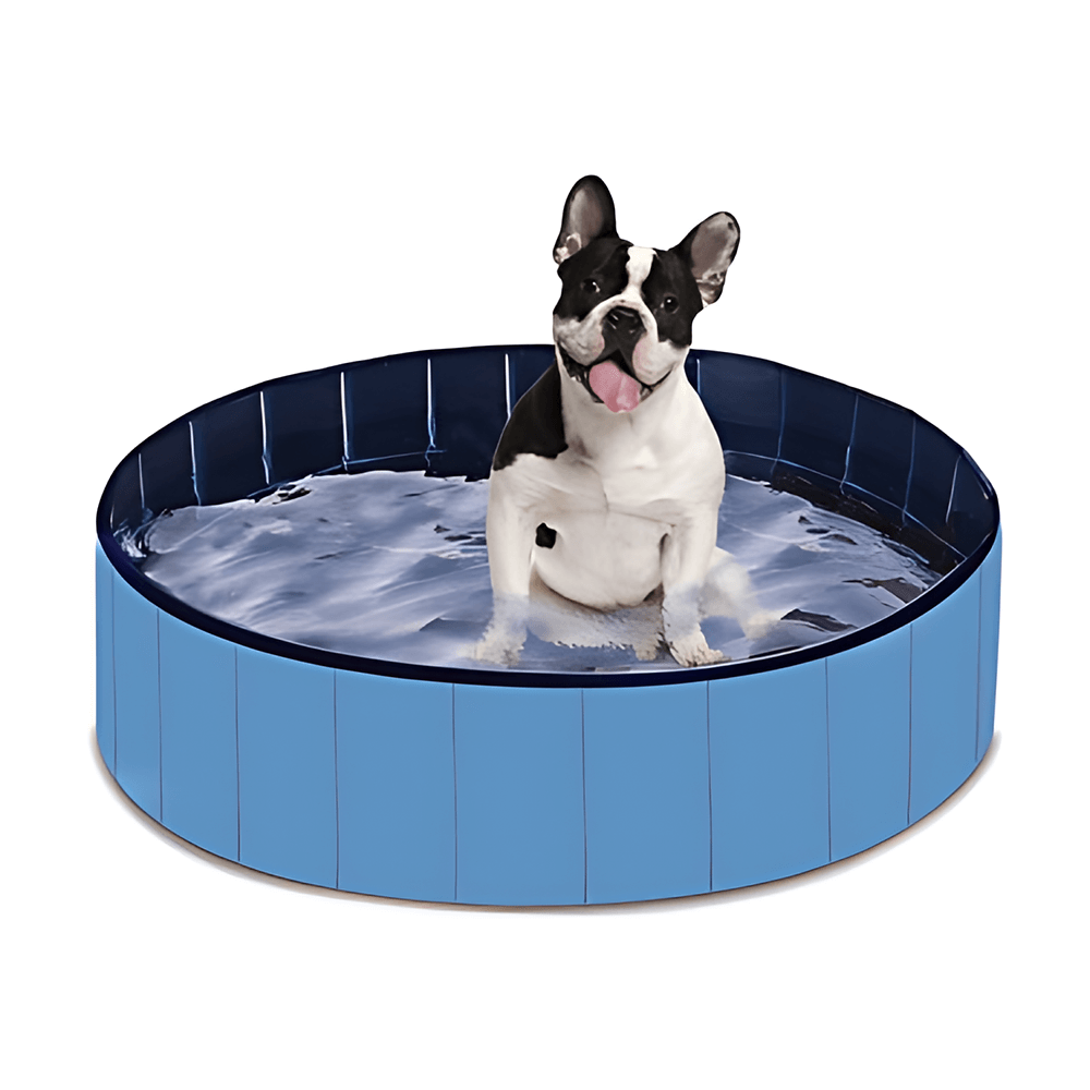 Floofi Foldable PVC Pet Pool XL 120cm x 30cm - Blue