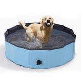 Floofi Foldable PVC Pet Pool XL 120cm x 30cm - Blue