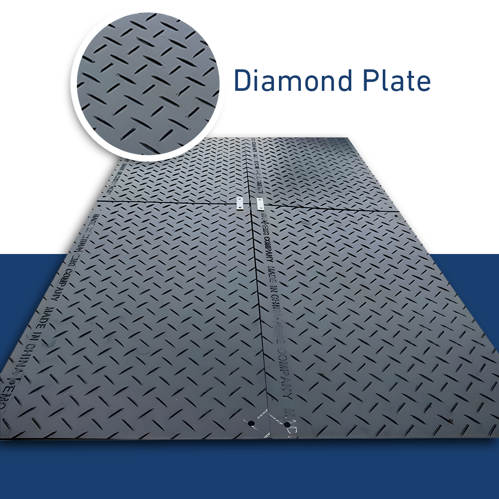 Diamond Plate Pattern of the Heeve Traction Guard Vehicle Access Mat