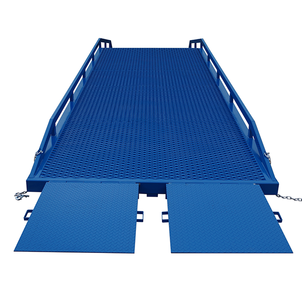 Heeve Forklift Dock Ramp/Yard Ramp with Grated Surface - Hydraulic