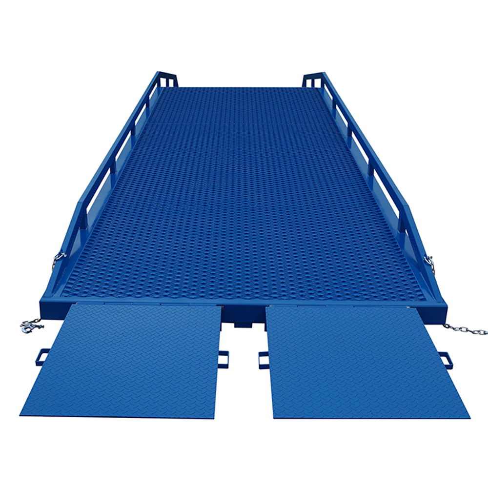 Heeve Forklift Dock Ramp/Yard Ramp with Grated Surface - Hydraulic