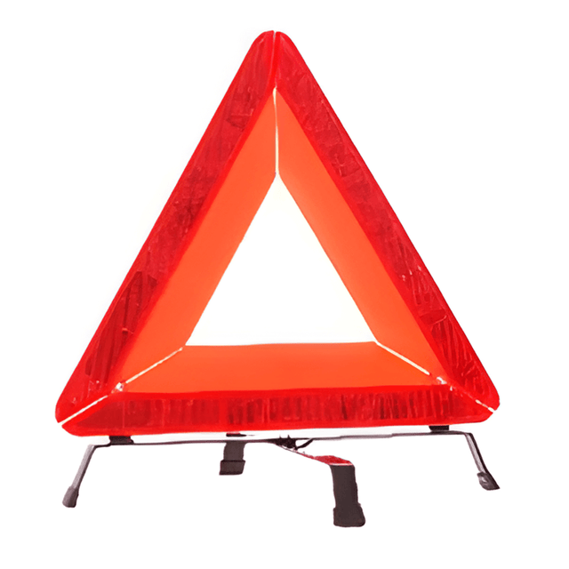 MC Collapsible Warning Triangle with Strip Reflectors