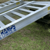 Whipps 6.5 Tonne 2.5m x 680mm Aluminium Machinery Loading Ramps