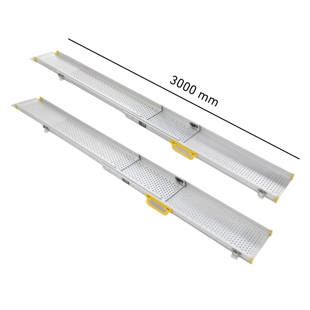 Heeve 3-Piece Telescopic Aluminium Mobility Access Ramps 3000mm-H0161
