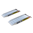 Two Heeve aluminium loading ramps positioned side by side on a white background, showcasing their durable and sleek design