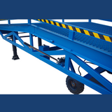 hand lever of Heeve Forklift Dock Ramp/Yard Ramp with Grated Surface - Hydraulic