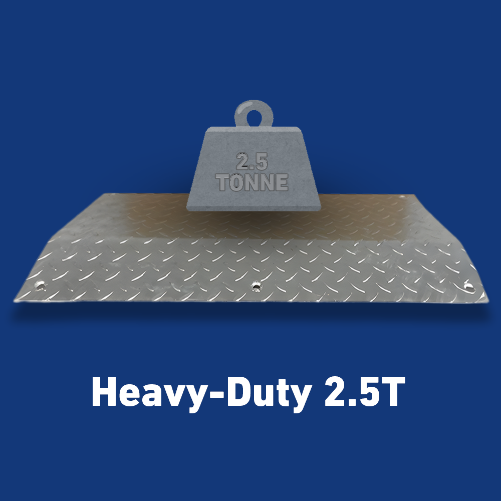 Heavy-Duty Driveway Plate with 2.5T Capacity - Built to withstand heavy vehicles with a 2.5-tonne capacity.