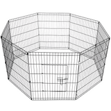 i.Pet 30inch Pet Play Pen - Black