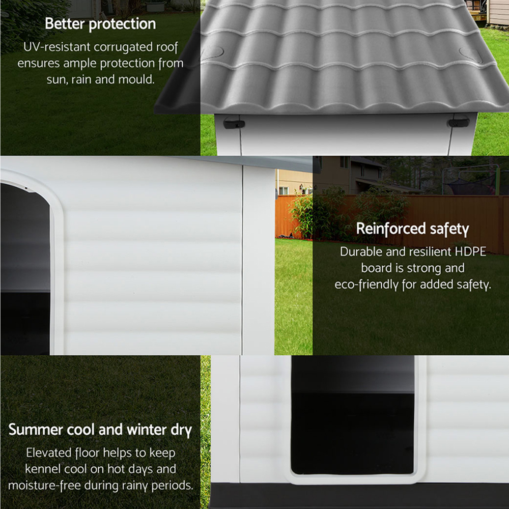 features of i-pet-extra-extra-large-pet-kennel-grey