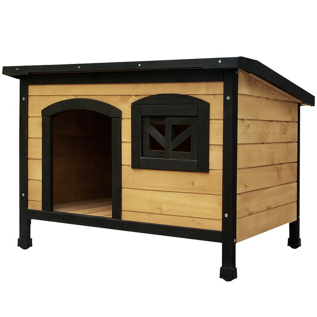 i.Pet Large Wooden Pet Kennel