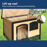 lif up roof i.Pet Medium Wooden Pet Kennel