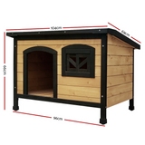 dimensions of i.Pet Medium Wooden Pet Kennel