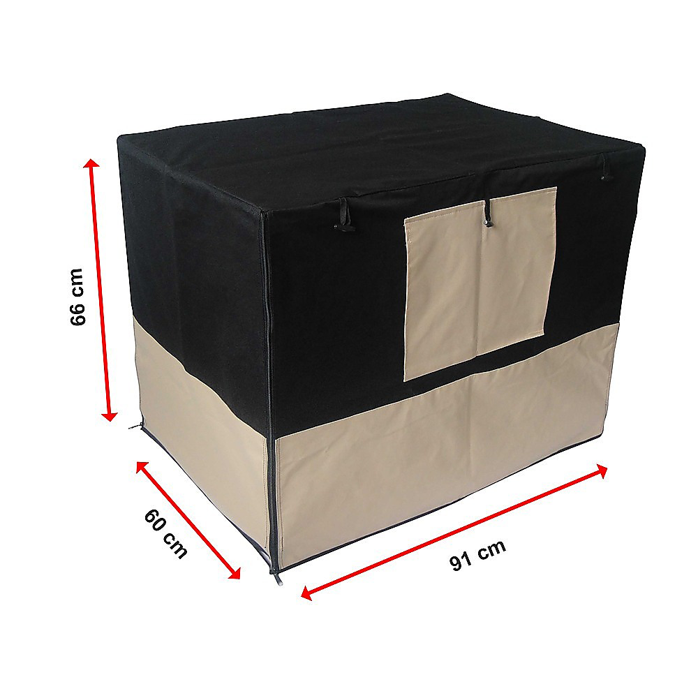 New Aim 36" Pet Dog Crate with Waterproof Cover