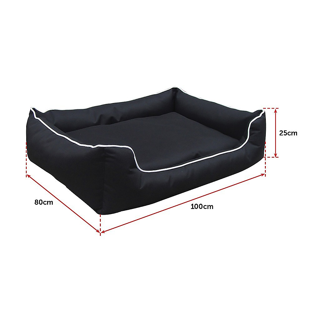 dimensions of New Aim Heavy Duty Waterproof Dog Bed - Large