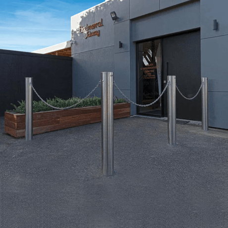 Barrier Group Traffic Control & Parking Equipment Barrier Group Architectural Designer Bollard - Stainless Steel