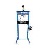 front view of TradeQuip Hydraulic Workshop Press with Piston Ram 20T Capacity