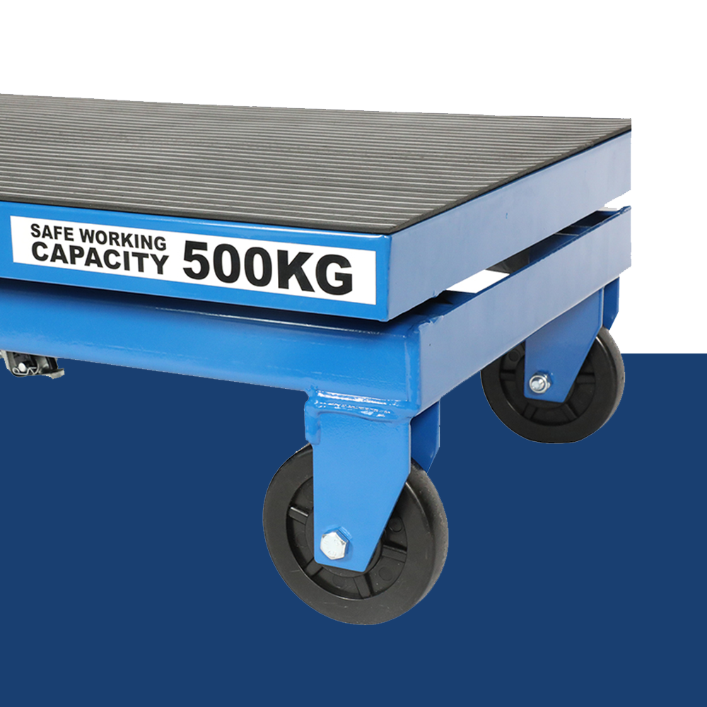 TradeQuip Scissor Lift Trolley 500Kg Capacity