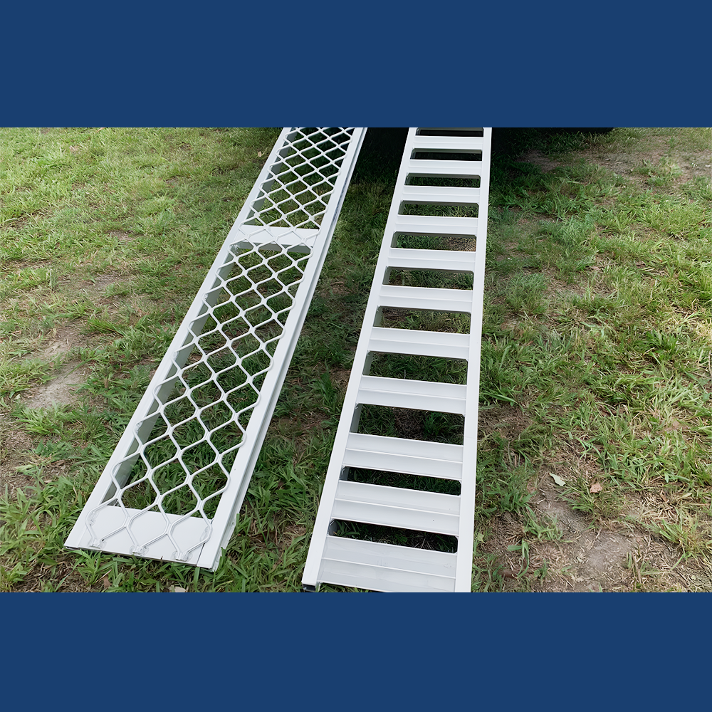 Whipps 600kg Non-Folding Aluminium Motorcycle Ramp, Single