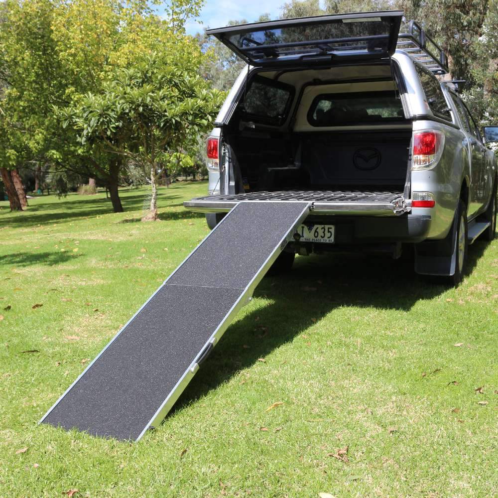 Fold up dog ramp for car best sale